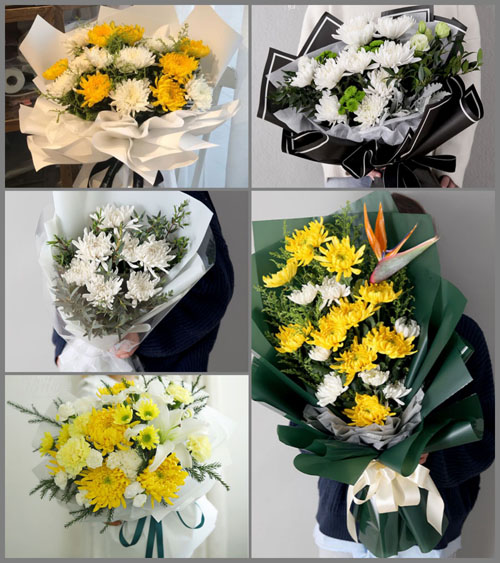 黑龙江七台河桃山市桃南街道白事花束代送